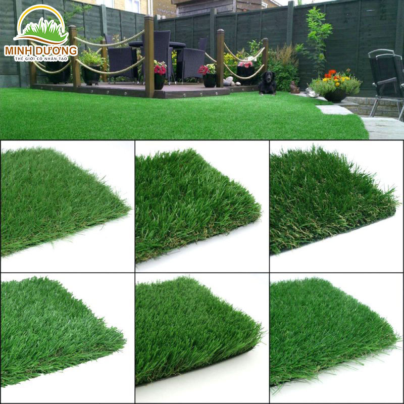 Các loại thảm cỏ nhân tạo phổ biến nhất